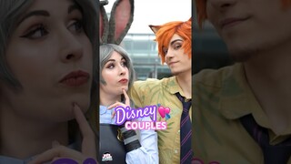 THE CUTEST Disney Couple COSPLAYS 😍 #shorts