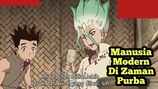 Senku Dan Taiju Hidup Seperti Orang Purba Di Zaman Modern