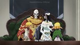 The moment Aura, Mare, and Albedo sat on Ainz's lap