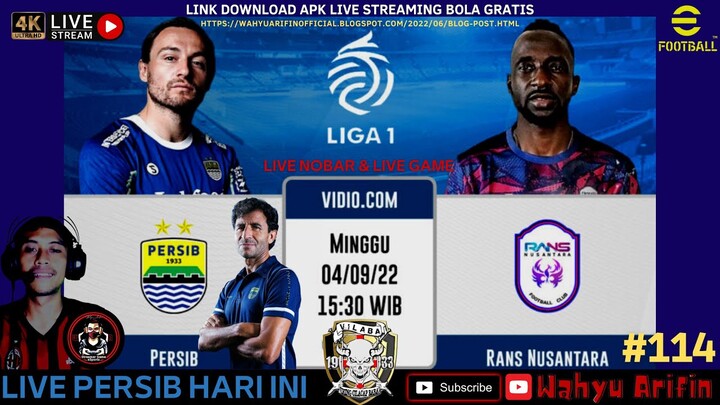 Live Persib vs Rans Nusantara FC Gameplay EFOOTBALL