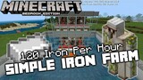 Minecraft Bedrock: How to Make a Simple Iron Farm