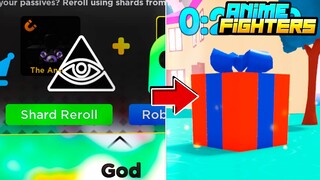 COMO PEGAR OS PRESENTES DE NATAL + PASSIVA SECRETA NA ATUALIZAÇÃO DO ANIME FIGHTERS (ROBLOX)