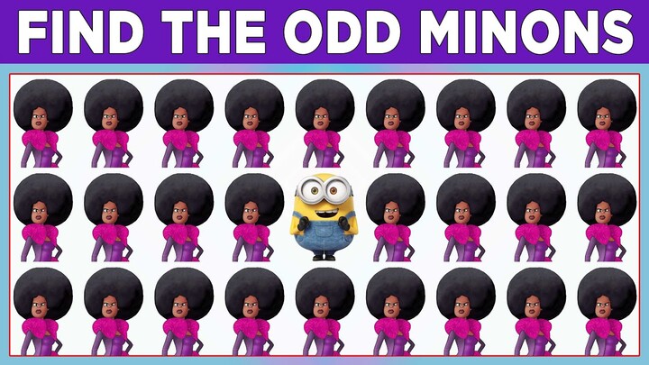 Minions The Raise Of Gru Odd One Out Quiz 103