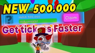 🎪Claiming The NEW 500.000 Egg Prize & 8 Billion Ticket Hat in Bubble Gum Simulator🎪