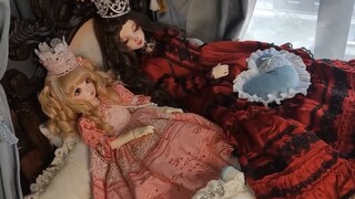 【Bjd handmade】Super simple! Baby with luxury retro pillow bedding tutorial