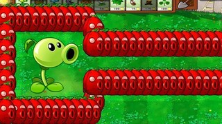 Plants vs Zombies - 1 Pea Fire และ Gargantuar vs Dr Zomboss