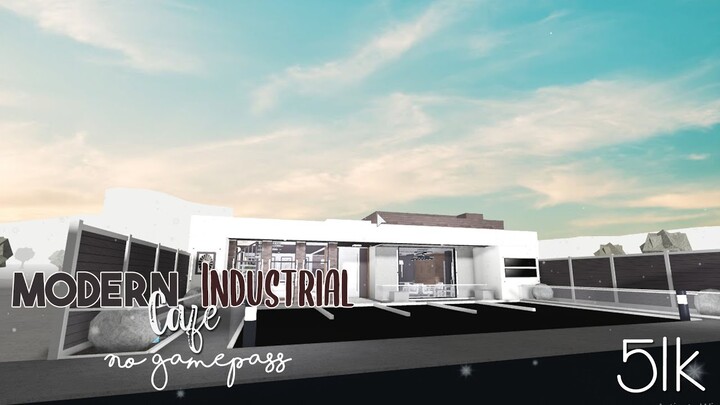 Modern Industrial Cafe (No Gamepass) | Bloxburg Builds