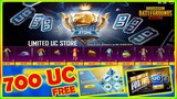LIMITED UC STORE SHOP AA GIA | 700 UC FREE | GET UPTO 3000 UC FREE IN PUBG MOBILE