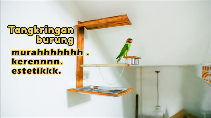 tangkringan burung keren estetik !!! murah !!! bisa buat pajangan di tembok juga