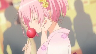 [ToLove]Mengmeng ăn kẹo táo trông thật dễ thương và xinh đẹp😍😍😍