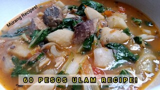 Must Try! Masarap na Masustansya pa 60 Pesos Ulam Recipe. Murang Ulam Recipe!