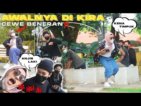 PRANK NYAMAR JADI CEWE !! ENDINGNYA AUTO NGAKAK