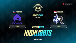 Echo vs RSG M4 HIGHLIGHTS World Championship | RSG vs ECHO ESPORTSTV