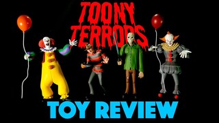 UNBOXING! NECA Toony Terrors Wave 1 - Pennywise, Jason Voorheen, Freddy Krueger - TOY REVIEW!