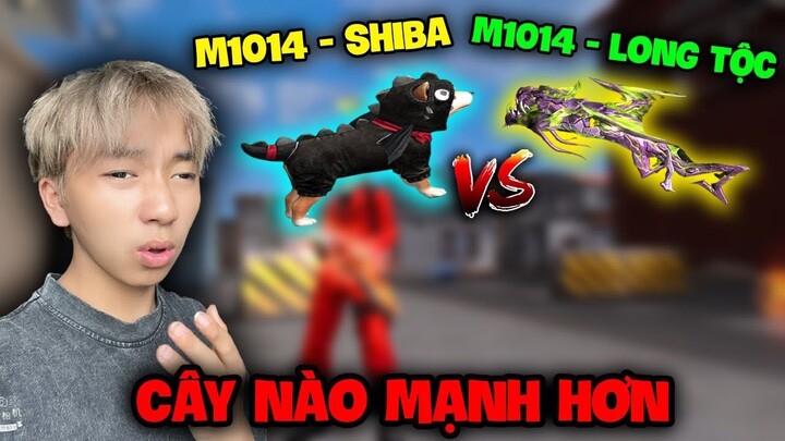 FREE FIRE | M1014 - Shiba Và M1014 - Long Tộc "Khẩu Nào Mạnh Hơn", Hùng Mõm Quay 1 Phát Ra Luôn !!!