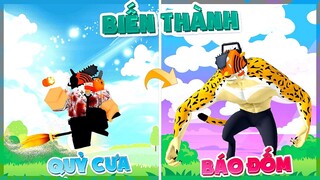 Quỷ Cưa Denji CHAINSAW MAN nhưng lại biến hình Báo Đóm ( Leopard ) Trong Blox Fruit | Roblox