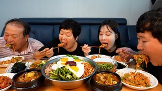 직접 담근 싱싱한 열무김치와 부드러운 보리밥으로 만든 열무보리비빔밥! (Young radish Barley Bibimbap) 요리&먹방 - Mukbang eating show