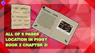 ALL OF THE 6 HIDDEN PAGES IN PIGGY: BOOK 2 - CHAPTER 2! | Roblox Piggy