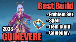 GUINEVERE BEST BUILD 2023 | TOP 1 GLOBAL GUINEVERE BUILD | GUINEVERE - MOBILE LEGENDS | MLBB