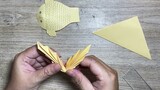 Cách làm con cá bằng giấy siêu đẹp / Đồ chơi  origami / Mĩ thuật sáng tạo