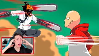 SI SAITAMA CONOCIESE A CHAINSAW MAN !! - REACCION THEKALO