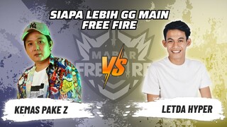 Kemas Pake Z vs LetDa Hyper: Adu Skill! Siapa Lebih GG? | Mabar Free Fire Match 10 #short
