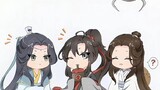 The Three Treasures of the Mohist Family with Clamp Dolls