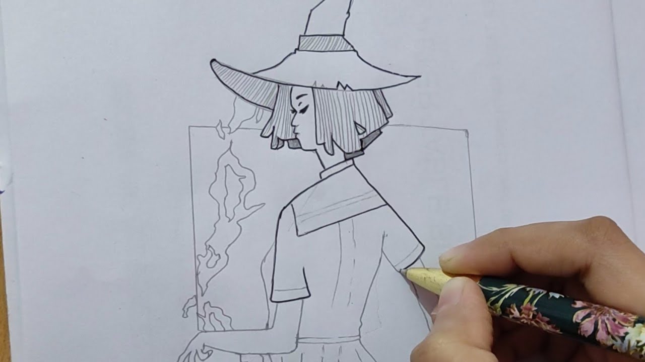 How To Draw An Evil Witch Step by Step Drawing Guide by PandaChann   DragoArt