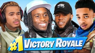 Playing Fortnite Until We Get a Win... (Ft. PlaqueBoyMax, Chrisnxtdoor & FlightReacts)