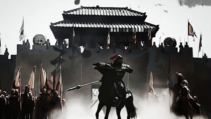 世界名画 “张飞勒马”