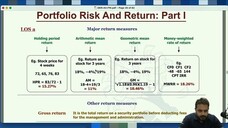 2.Portfolio Risk and Return Part I and Part II | lecture 5