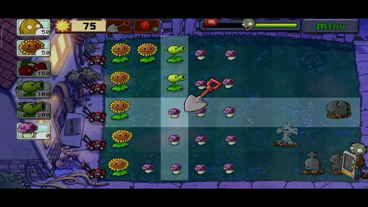 PLANTS VS ZOMBİES - EASY LEVEL