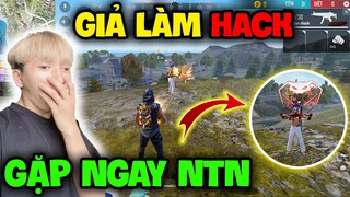 FREE FIRE | Hùng Mõm Giả Thành "H.A.C.K" Gặp Ngay NTN Đang Quay Clip, Kết Bạn Luôn !!!