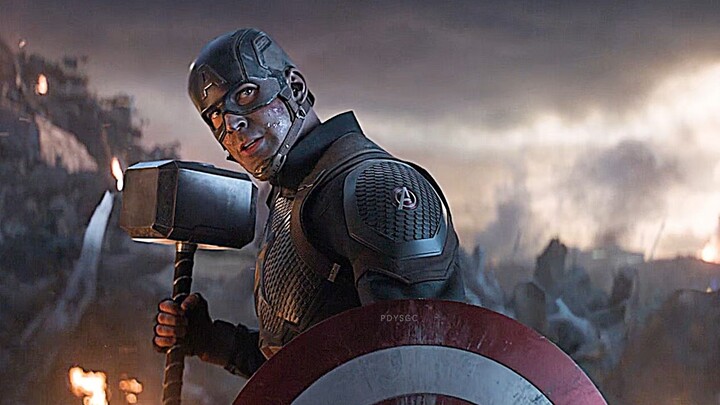 Although Captain America's body was given by the potion, the will to protect others is definitely no