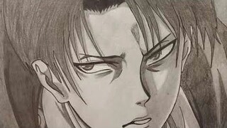 drawing Levi ackerman from attack on titan #shorts