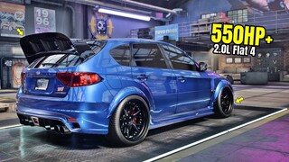 Need for Speed Heat Gameplay - 550HP+ SUBARU IMPREZA WRX STI Customization | WRX STI Max Build