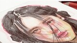 [warna timah] blackpink yang dilukis dengan tangan Kim Ji-soo