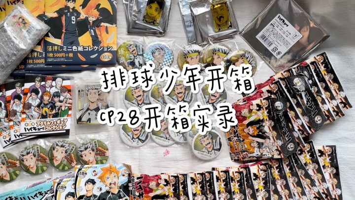 【谷子开箱】排球少年开箱/cp28开箱（含cp向预警）