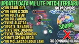 Data ML Lite Full Event 300Mb Terbaru Patch Allstar | ML Lite | Cara Mengatasi Lag & Patah Patah