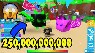 BUYING THE 250,000,000,000 LIMITED PET!  - BUBBLE GUM SIMULATOR