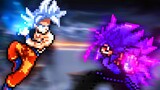 Goku Mastered Ultra Instinct VS Ghost In MUGEN