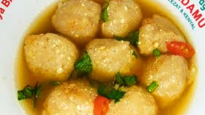 BAKSO TANPA DAGING SAPI TANPA AYAM TANPA IKAN ⁉️ Resep bakso tahu kuah pedas ala anak kos