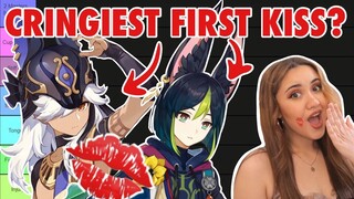 I RANKED GENSHIN IMPACT SHIPS BASED ON THEIR FIRST KISS ?? / GENSHIN IMPACT 3.7 TIER LIST