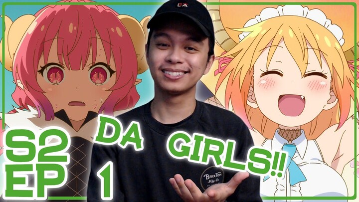 ANOTHA DRAGON?? | Miss Kobayashi's Dragon Maid Season 2 Episode 1 Reaction