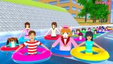 Yuta Mio Gak Mau Pelampung Banjir Sasuki Di Bawa Kucing Tenggelam - Sakura Simulator @Ebi Gamespot