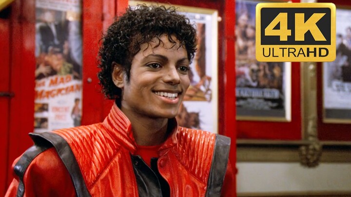 『官方4K高清修复版』迈克尔杰克逊史上经典MV颤栗《Thriller》1982