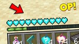 Minecraft, But There Are Diamond LUCKY Hearts.....