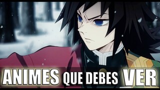 ANIMES QUE TIENES QUE VER !  TEMPORADA PRIMAVERA 2019