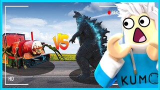 PERTARUNGAN EPIC! CHOO CHOO CHARLES VS GODZILLA DIAKHIR TAHUN!