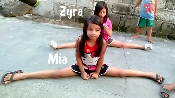 Ang galing magsplit nina Mia at Zyra hehe sana all flexible na cute pa 🥰